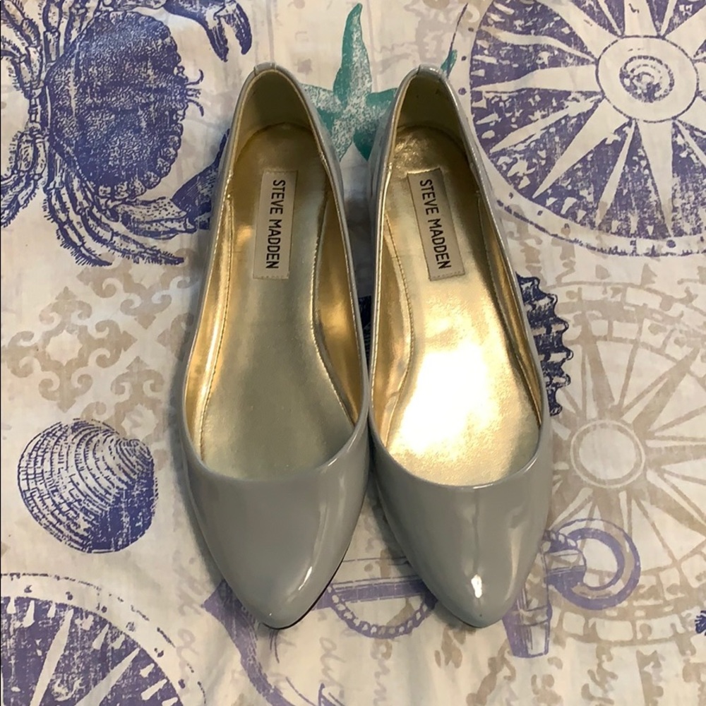 Light Grey Steve Madden Flats Brand New